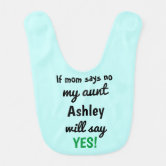 Cute Rascals® Cloth Bibs for Babies Give Peas A Chance Funny Humor