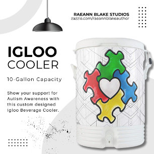 Personalized Igloo 10-Gallon Beverage Cooler