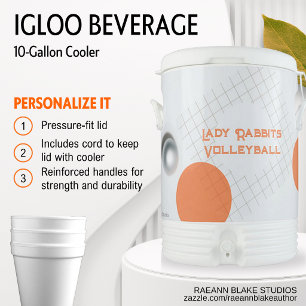 Personalized Igloo 10-Gallon Beverage Cooler