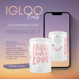 Personalized Igloo 10-Gallon Beverage Cooler