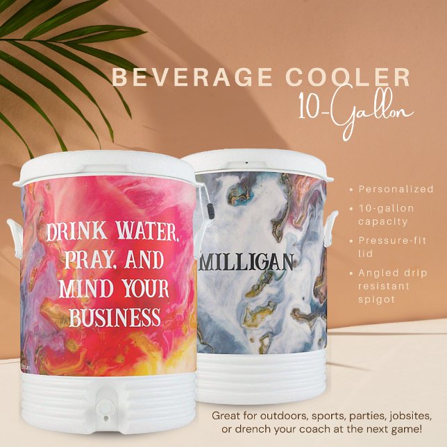 Personalized Igloo 10-Gallon Beverage Cooler (Creator Uploaded)