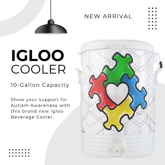 Personalized Igloo 10-Gallon Beverage Cooler (Creator Uploaded)