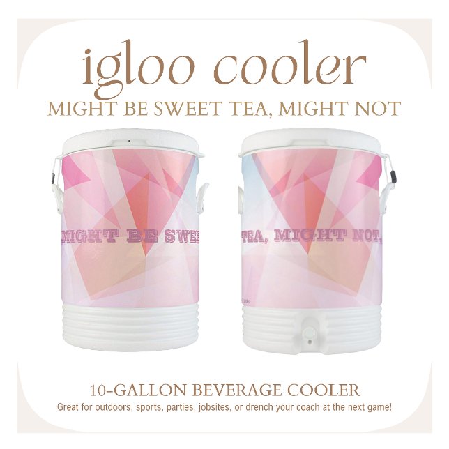 Personalized Igloo 10-Gallon Beverage Cooler (Creator Uploaded)