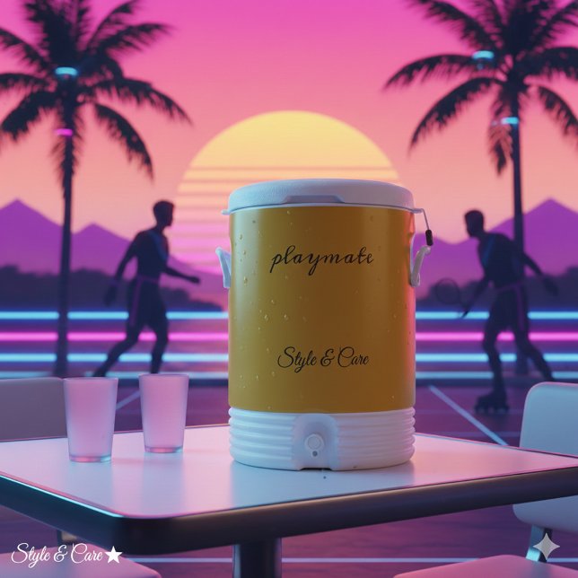 Personalized IGLOO Playmate Metallic Gold Beverage Cooler (Personalized IGLOO Playmate Metallic Gold Beverage Cooler)