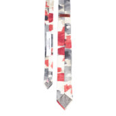 Personalized Ikat Skinny Tie (Back)