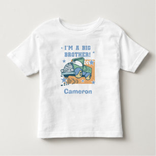 Personalized I'm a Big Brother - Truck T-Shirt