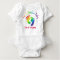 Personalized I'm A Rainbow Baby Tutu Bodysuit