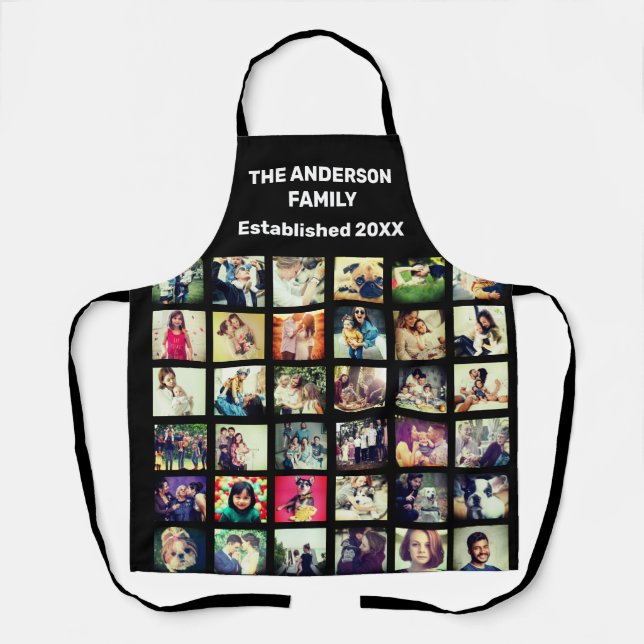 Personalized image and message apron (Front)