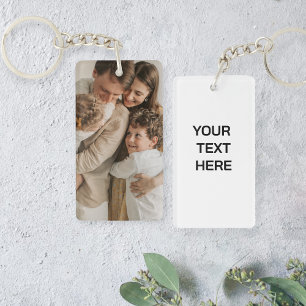 Personalized image keychain, Personalized text Keychain