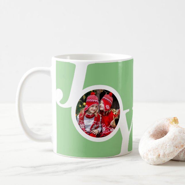 Personalized Images Family Christmas Gift Ideas Coffee Mug (With Donut)