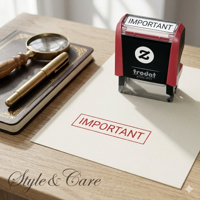 Personalized Important Label Self Inking Stamp Des (Personalized Important Label Self Inking Stamp Design)