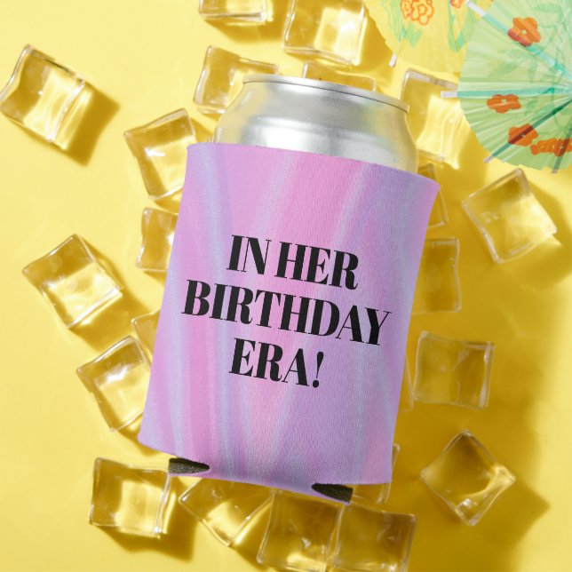 Personalized In Her Birthday Era Party  Can Cooler (In Situ Summer)