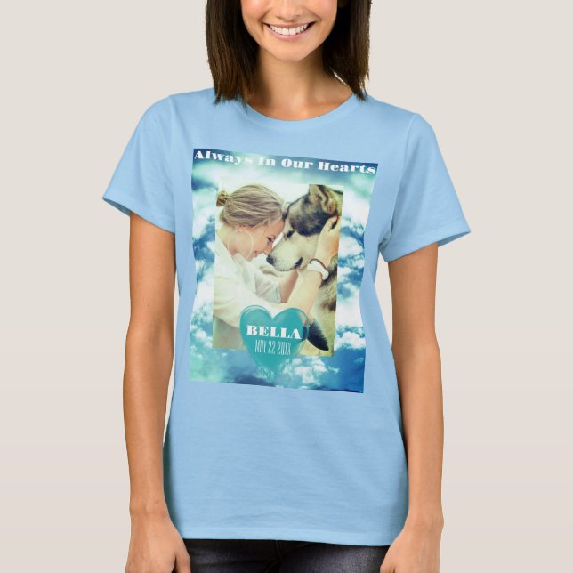 Personalized in loving memory memorial T-Shirt (Front)