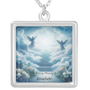 Personalized In Loving Memory of Angel Necklace