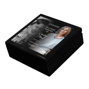 Personalized In Loving Memory Photo Keepsake Gift Box