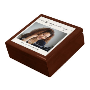 Personalized In Loving Memory Photo Keepsake Gift Box