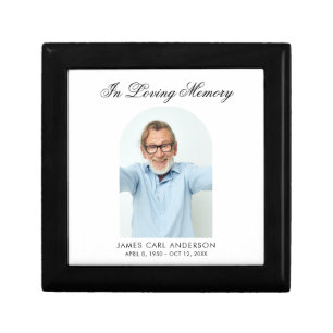Personalized In Loving Memory Photo Keepsake Gift Box