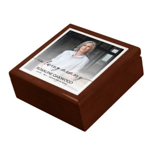 Personalized In Loving Memory Photo Keepsake Gift Box