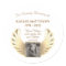 Personalized In Memory Memorial Angel Wings Photo