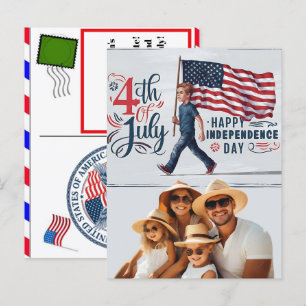 Personalized Independence Day Birthday Cards 2026