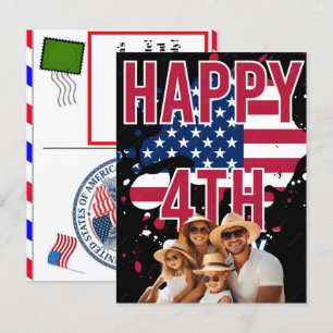 Personalized Independence Day Birthday Cards for A