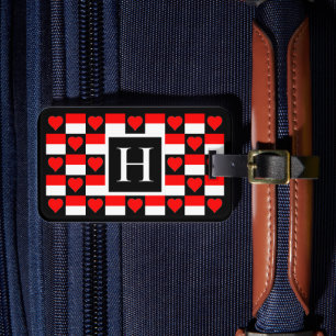 Personalized Indonesian Flag Custom Text Indonesia Luggage Tag