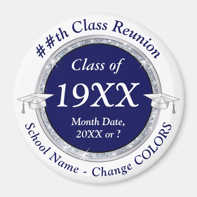 Personalized, Inexpensive Class Reunion Gifts,  Magnet (Front)
