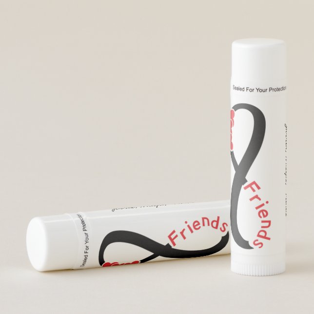 Personalized Infinity Friends Lip Balm (Front)
