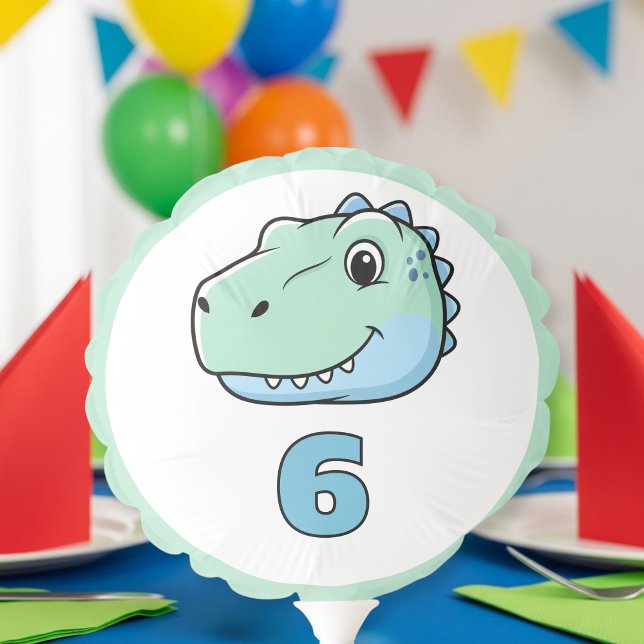 Personalized & Inflated Dinosaur Age  Balloon (Creator Uploaded)