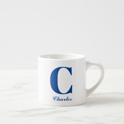 Personalized Initial and Name  Espresso Cup