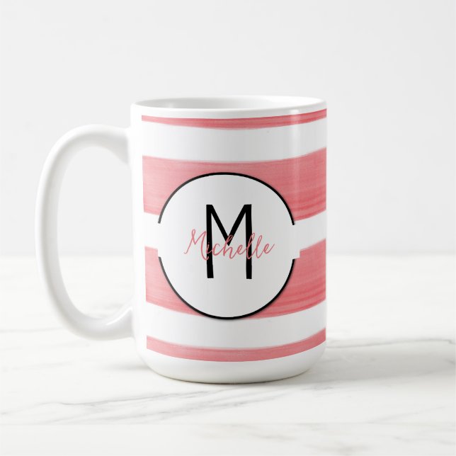Personalized Initial and Name Mug (Left)