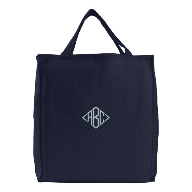 Personalized Initial Embroidered Bag (Front)