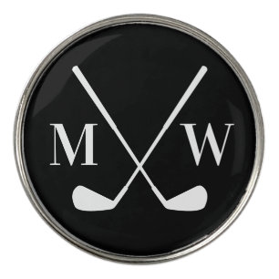 Personalized Initial Monogram Golf Ball Marker