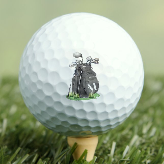 Personalized Initial Monogram Golf Balls (Personalized Initial Monogram Golf Balls)