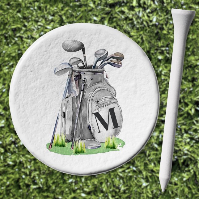 Personalized Initial Monogram Golf Tees (Personalized Initial Monogram Golf Tees)