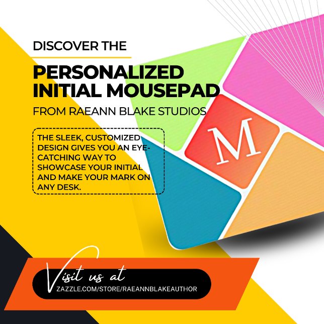 Personalized Initial Mousepad (Creator Uploaded)