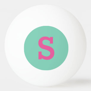 Personalized Initial Ping Pong Balls