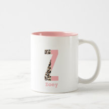 Personalized Initial Z Leopard Color Block
