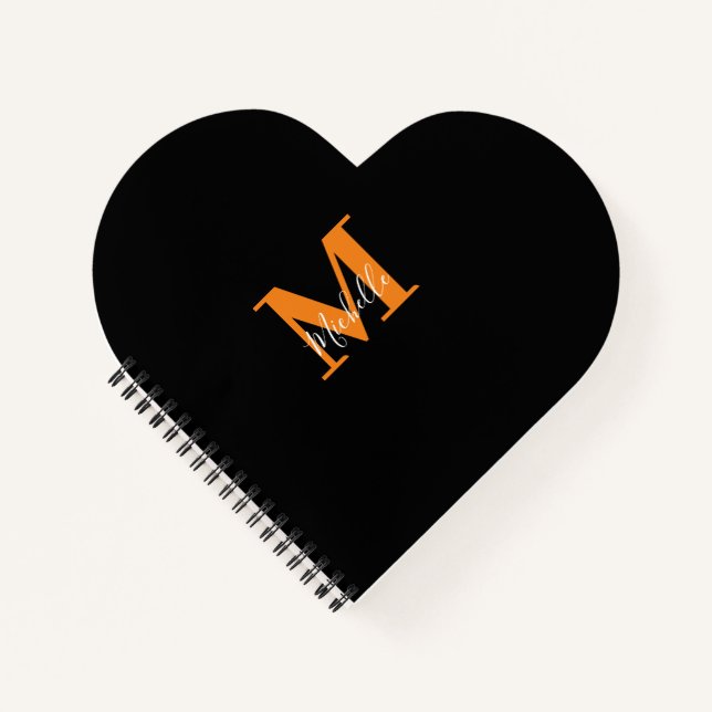 Personalized Initials and Name Monogram Notebook (Front)