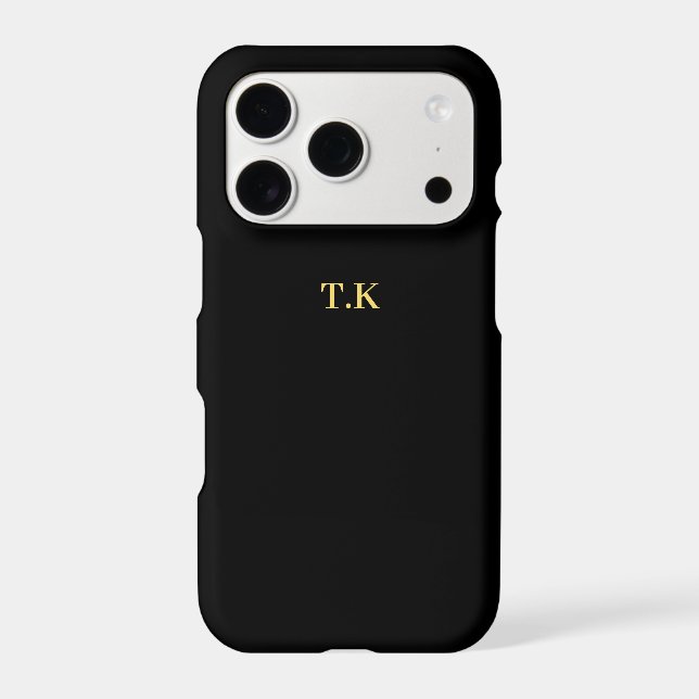 Personalized Initials iPhone Case (Back)