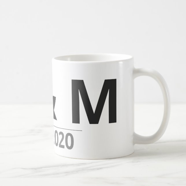 Personalized Initials Mug – Custom Letters & Year  (Right)