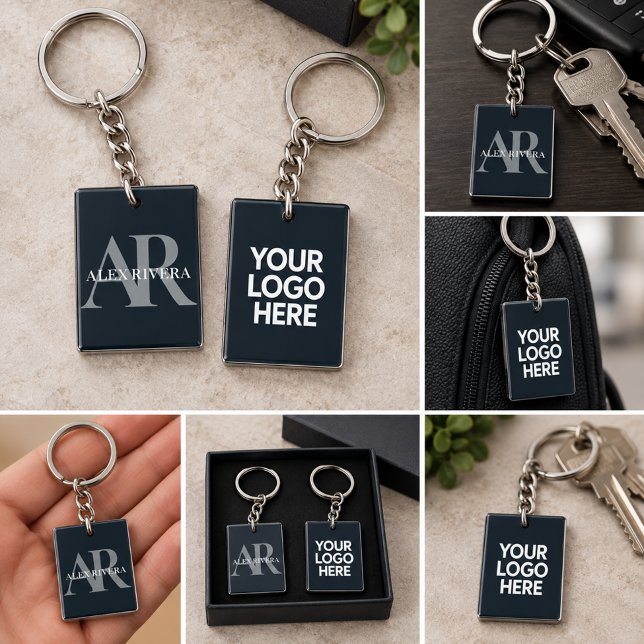 Personalized Initials & Name Monogram Keychain (Creator Uploaded)