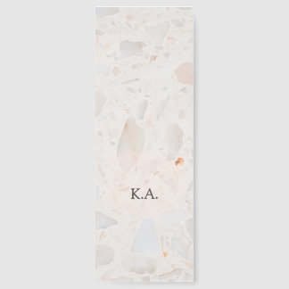 Personalized Initials Stone Bookmark Double Sided