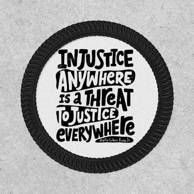 Personalized Injustice Anywhere Threat Everywhere Patch (Front)