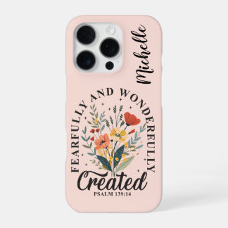 Personalized Inspirational Christian Bible Verse iPhone 16 Pro Case