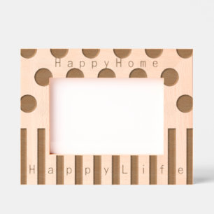 Personalized Inspirational Geometric Design Engraved Frames