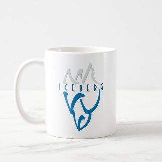 Personalized Inspirational Iceberg Art Blue 