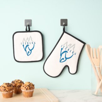 Personalized Inspirational Iceberg Art Blue 