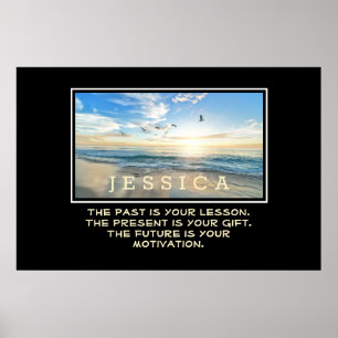 Personalized Inspirational Quote Future Motivation Poster