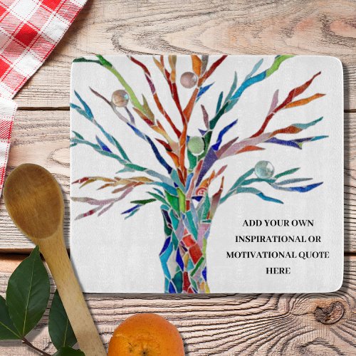 Personalized Inspiring Quote  Cutting Board